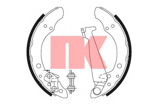 NK 2799520 Комплект тормозных колодок