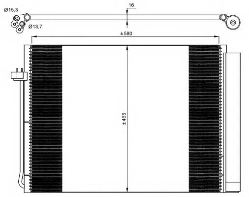 NRF 35906 Конденсатор, кондиціонер