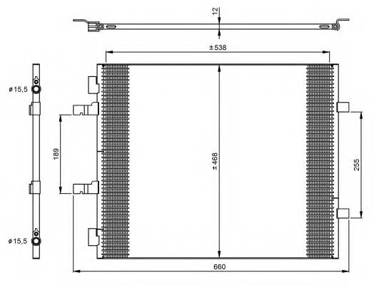 NRF 35960 Конденсатор, кондиционер