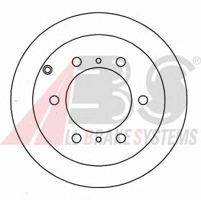 A.B.S. 16471 Тормозной диск