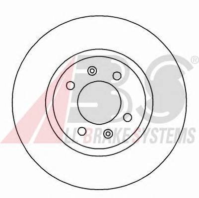 A.B.S. 16649 Тормозной диск