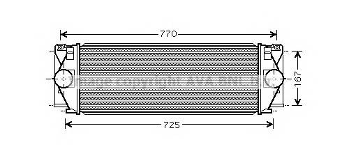 AVA QUALITY COOLING MS4396 Інтеркулер