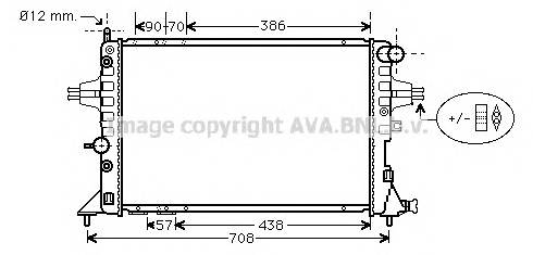 AVA QUALITY COOLING OLA2253 Радиатор, охлаждение двигателя