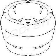 TOPRAN 108 241 Опора стойки амортизатора