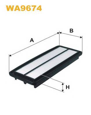 WIX FILTERS WA9674 Повітряний фільтр