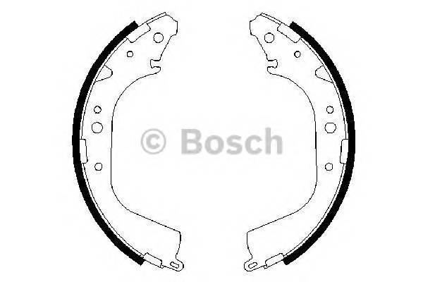 BOSCH 0 986 487 414 Комплект гальмівних колодок