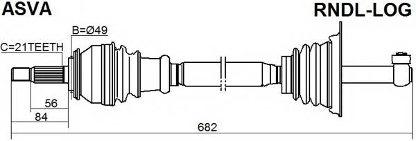 ASVA RNDLLOG ÏÐÈÂÎÄ ËÅÂÛÉ 677X21