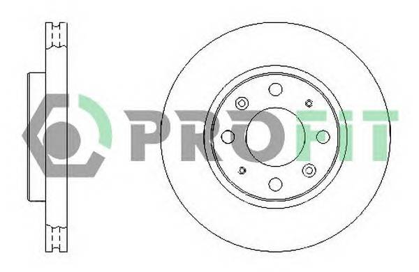 PROFIT 5010-1528 Диск гальмівний