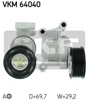 SKF VKM 64040 Натяжний ролик, полікліновий