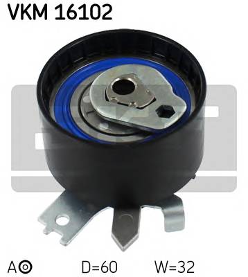 SKF VKM 16102 Натяжний ролик, ремінь