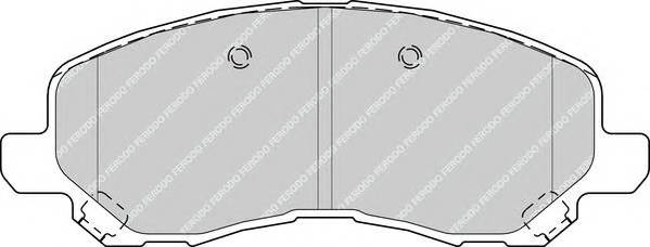 FERODO FDB4388 Комплект тормозных колодок,