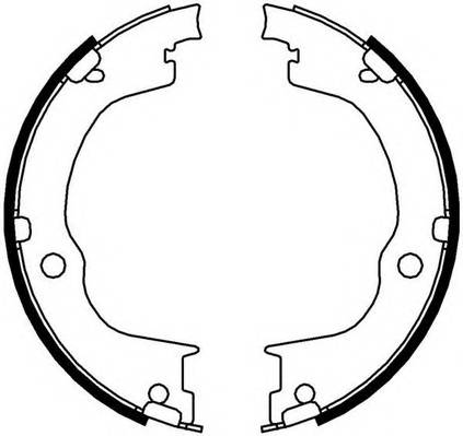 FERODO FSB4006 Комплект гальмівних колодок,