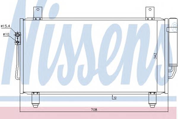 NISSENS 940435 Конденсатор, кондиционер