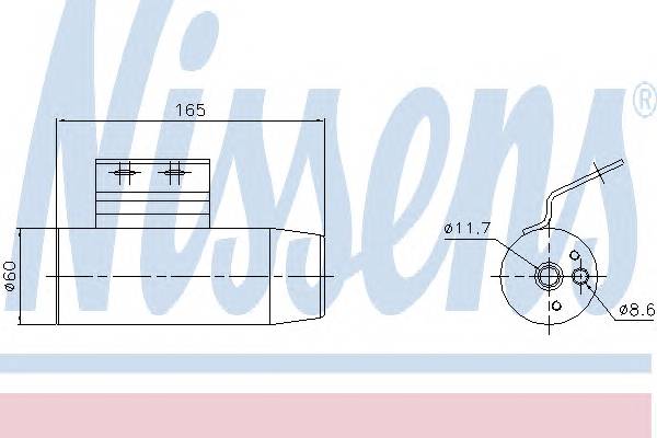 NISSENS 95124 Осушитель, кондиционер