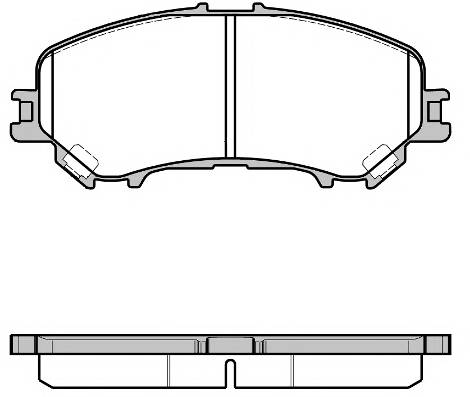 REMSA 131822 Тормозные колодки