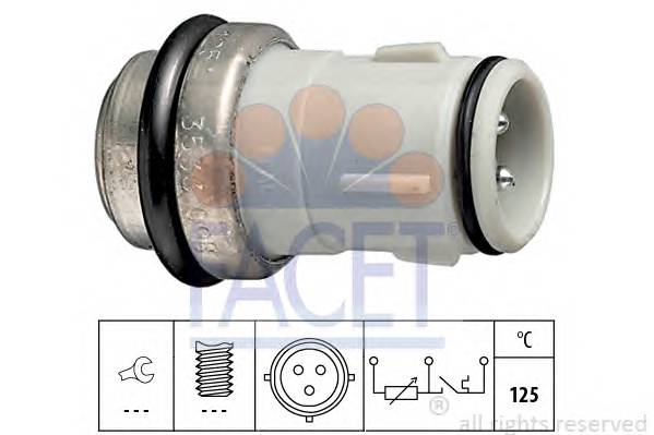 FACET 7.3533 Датчик, температура охлаждающей