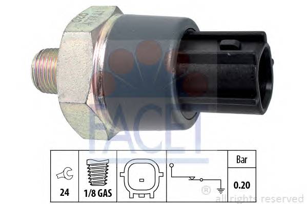 FACET 7.0166 Датчик давления масла