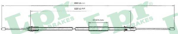 LPR C0403B Трос, стояночная тормозная