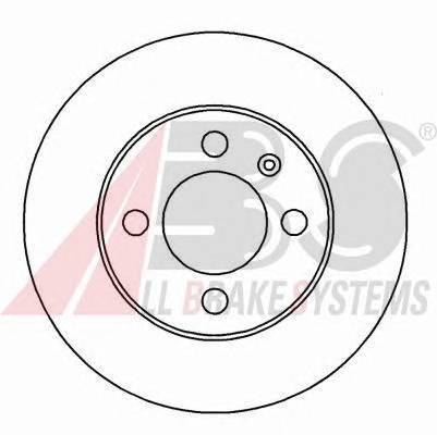 A.B.S. 15810 Тормозной диск