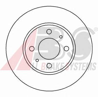 A.B.S. 16046 Тормозной диск