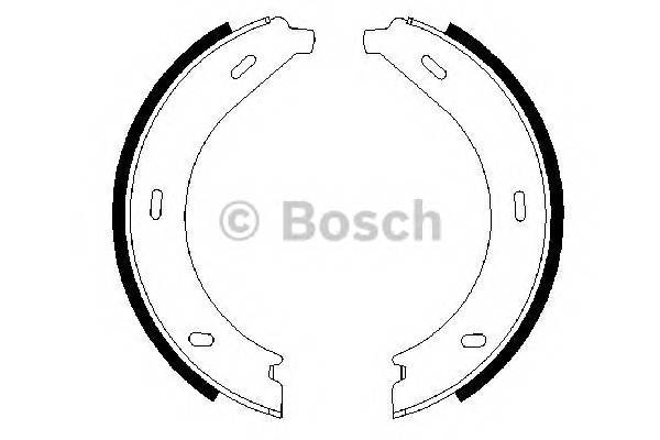 BOSCH 0 986 487 605 Комплект гальмівних колодок,