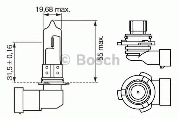 BOSCH 1 987 302 153 Лампа розжарювання, фара