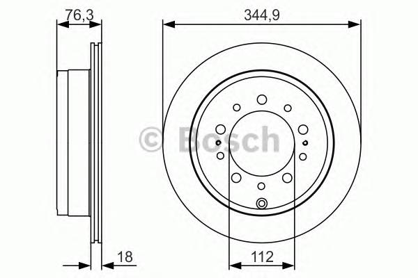 BOSCH 0 986 479 R32 Тормозной диск