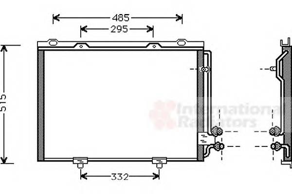 VAN WEZEL 30005232 Конденсатор, кондиционер