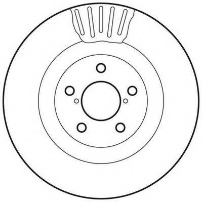 JURID 562677JC Тормозной диск