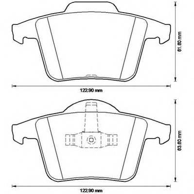 JURID 573236J Комплект гальмівних колодок,