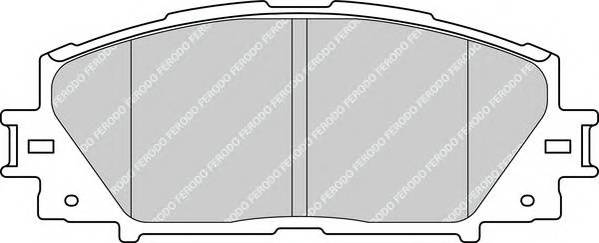 FERODO FDB4310 Комплект гальмівних колодок,