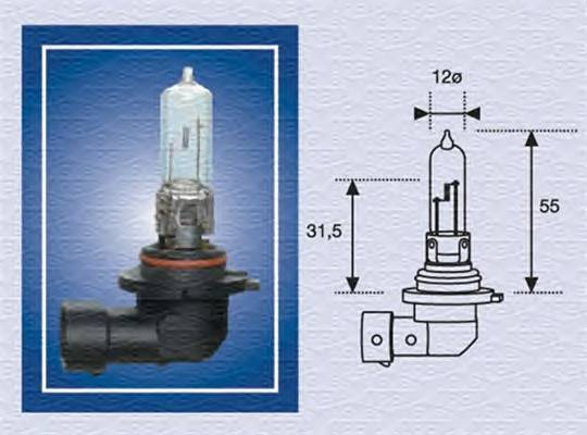 MAGNETI MARELLI 002577200000 Лампа накаливания, фара