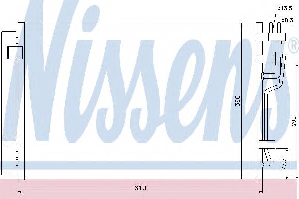 NISSENS 940006 Конденсатор, кондиционер