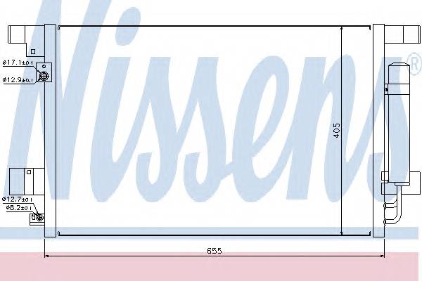 NISSENS 940029 Конденсатор, кондиционер