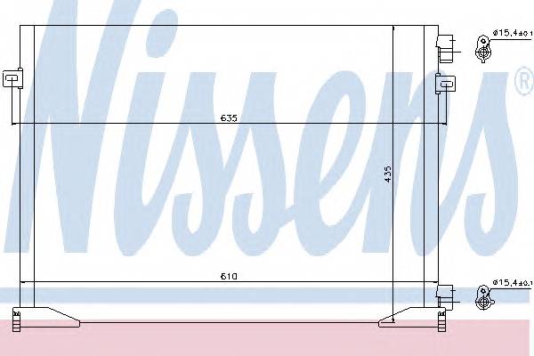 NISSENS 940109 Конденсатор, кондиционер