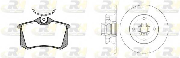 ROADHOUSE 8263.02 Комплект гальм, дисковий