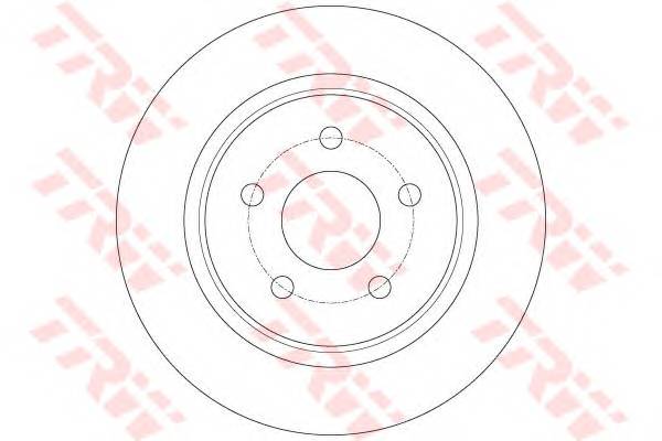TRW DF6150 Тормозной диск