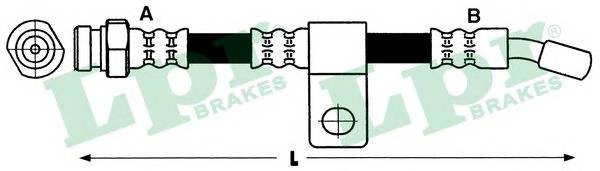 LPR 6T48181 Гальмівний шланг