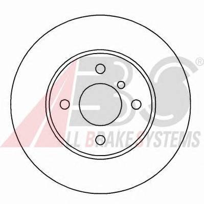 A.B.S. 15767 Тормозной диск
