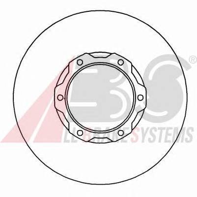 A.B.S. 16198 Тормозной диск