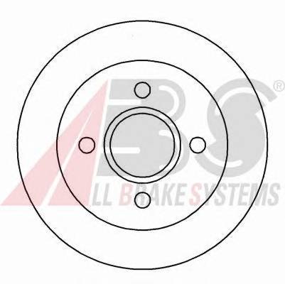 A.B.S. 16375 Тормозной диск
