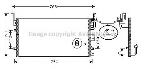 AVA QUALITY COOLING HY5135 Конденсатор, кондиционер