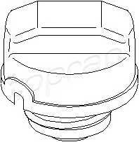 TOPRAN 102 747 Крышка, топливной бак