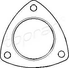 TOPRAN 201 741 Прокладка, труба выхлопного