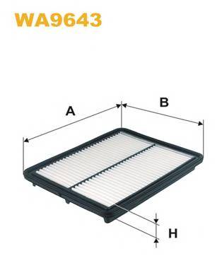 WIX FILTERS WA9643 Воздушный фильтр