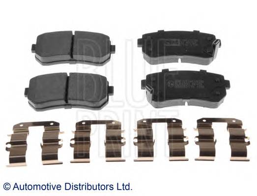 BLUE PRINT ADG042119 Комплект гальмівних колодок,