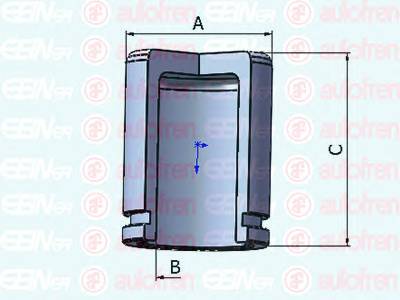 AUTOFREN SEINSA D025300 Поршень, корпус скобы