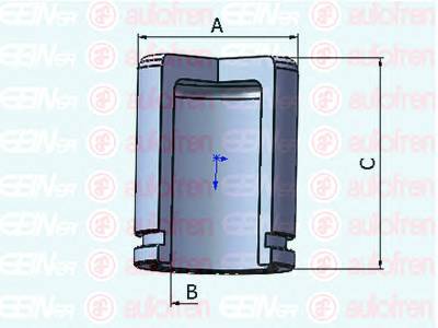 AUTOFREN SEINSA D025279 Поршень, корпус скобы