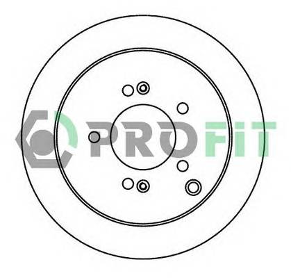 PROFIT 5010-1493 Диск гальмівний