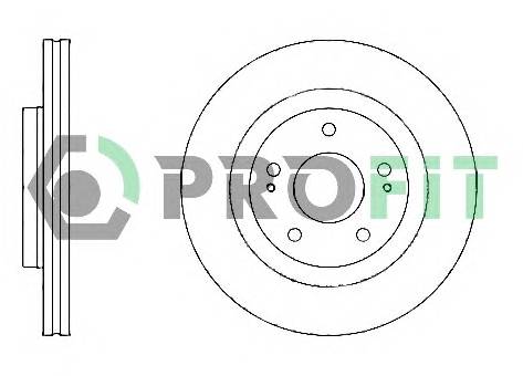 PROFIT 5010-1659 Диск гальмівний